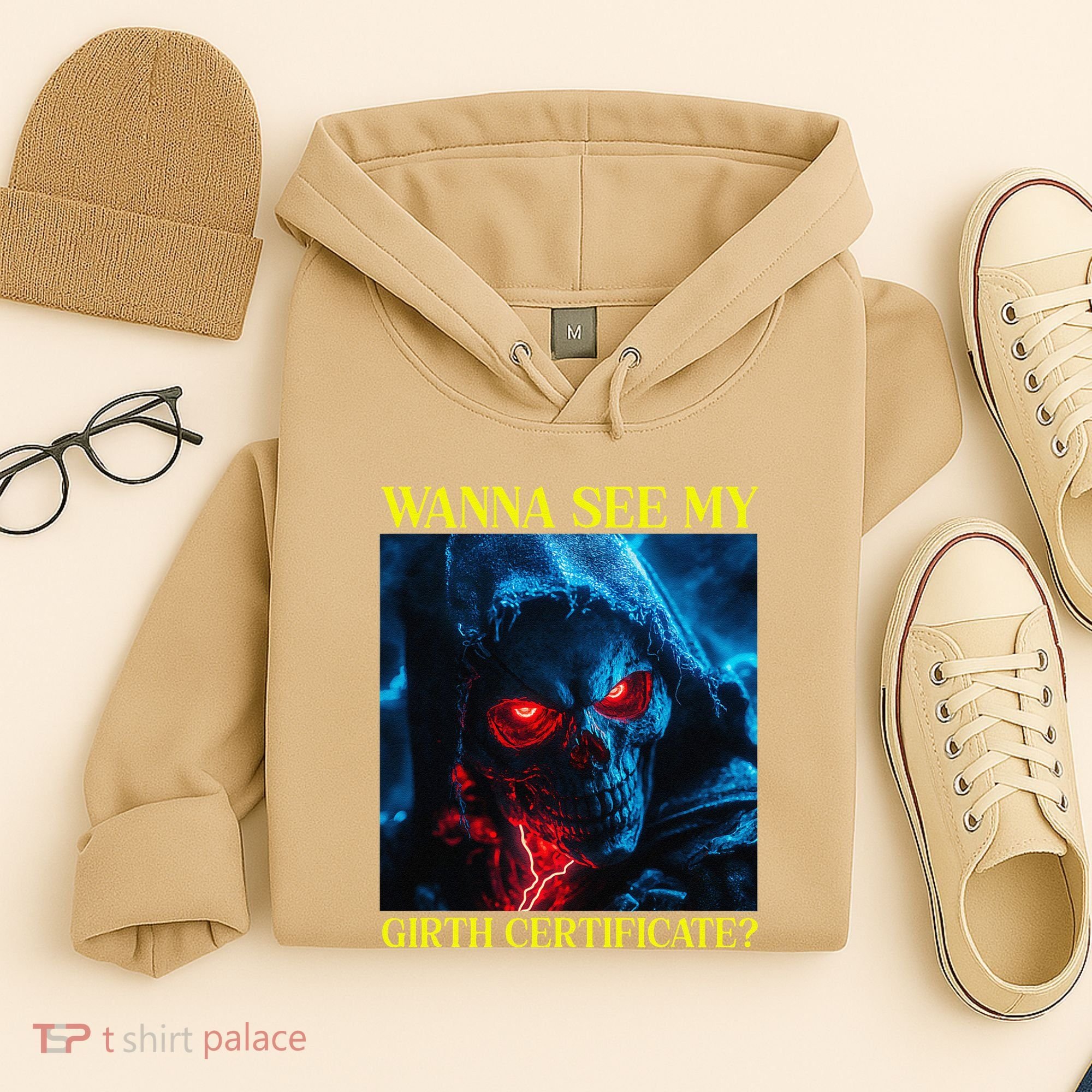 Oddly Specific Funny Girth Certificate Hoodie