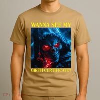 Oddly Specific Funny Girth Certificate T-Shirt thumb 3