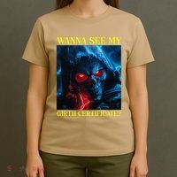Oddly Specific Funny Girth Certificate T-Shirt thumb 4