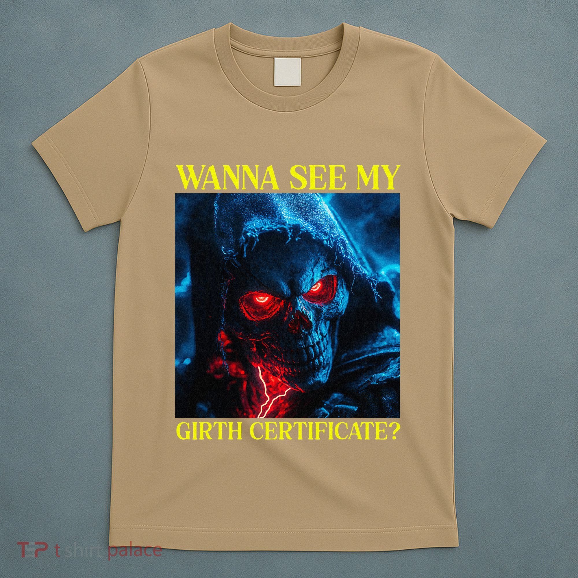Oddly Specific Funny Girth Certificate T-Shirt
