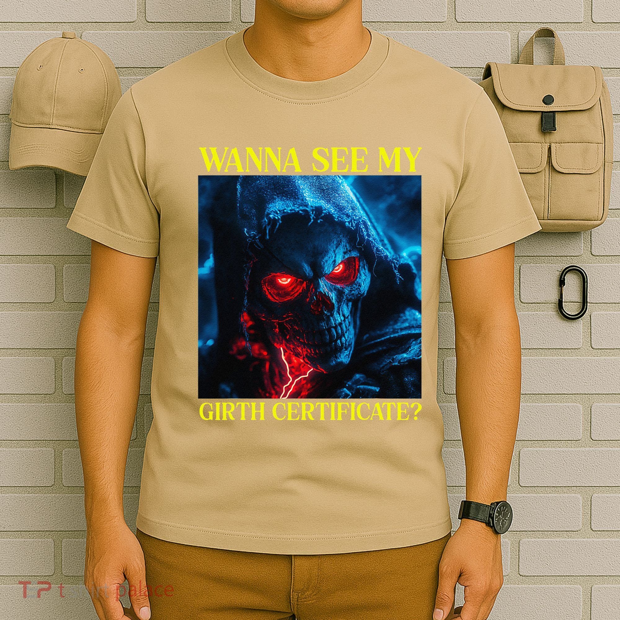 Oddly Specific Funny Girth Certificate T-Shirt