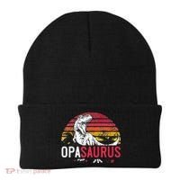 Opa Saurus Fathers Day T Rex Opasaurus Dinosaur Grandpa Beanie thumb 0