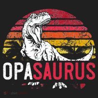 Opa Saurus Fathers Day T Rex Opasaurus Dinosaur Grandpa Beanie thumb 2