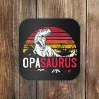 Opa Saurus Fathers Day T Rex Opasaurus Dinosaur Grandpa Coaster thumb 0