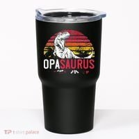 Opa Saurus Fathers Day T Rex Opasaurus Dinosaur Grandpa Tumbler thumb 0