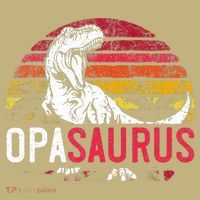 Opa Saurus Fathers Day T Rex Opasaurus Dinosaur Grandpa T-Shirt thumb 7