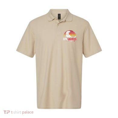 Opa Saurus Fathers Day T Rex Opasaurus Dinosaur Grandpa Polo