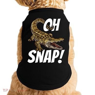 Oh Snap Funny Alligator Gator Crocodile Graphic Adults Doggie Tank