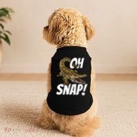 Oh Snap Funny Alligator Gator Crocodile Graphic Adults Doggie Tank thumb 2