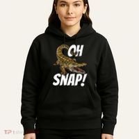 Oh Snap Funny Alligator Gator Crocodile Graphic Adults Hoodie thumb 5