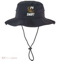 Oh Snap Funny Alligator Gator Crocodile Graphic Adults Bucket Hat thumb 0