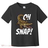 Oh Snap Funny Alligator Gator Crocodile Graphic Adults Toddler T-Shirt thumb 0
