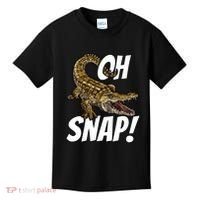 Oh Snap Funny Alligator Gator Crocodile Graphic Adults Kids T-Shirt thumb 0