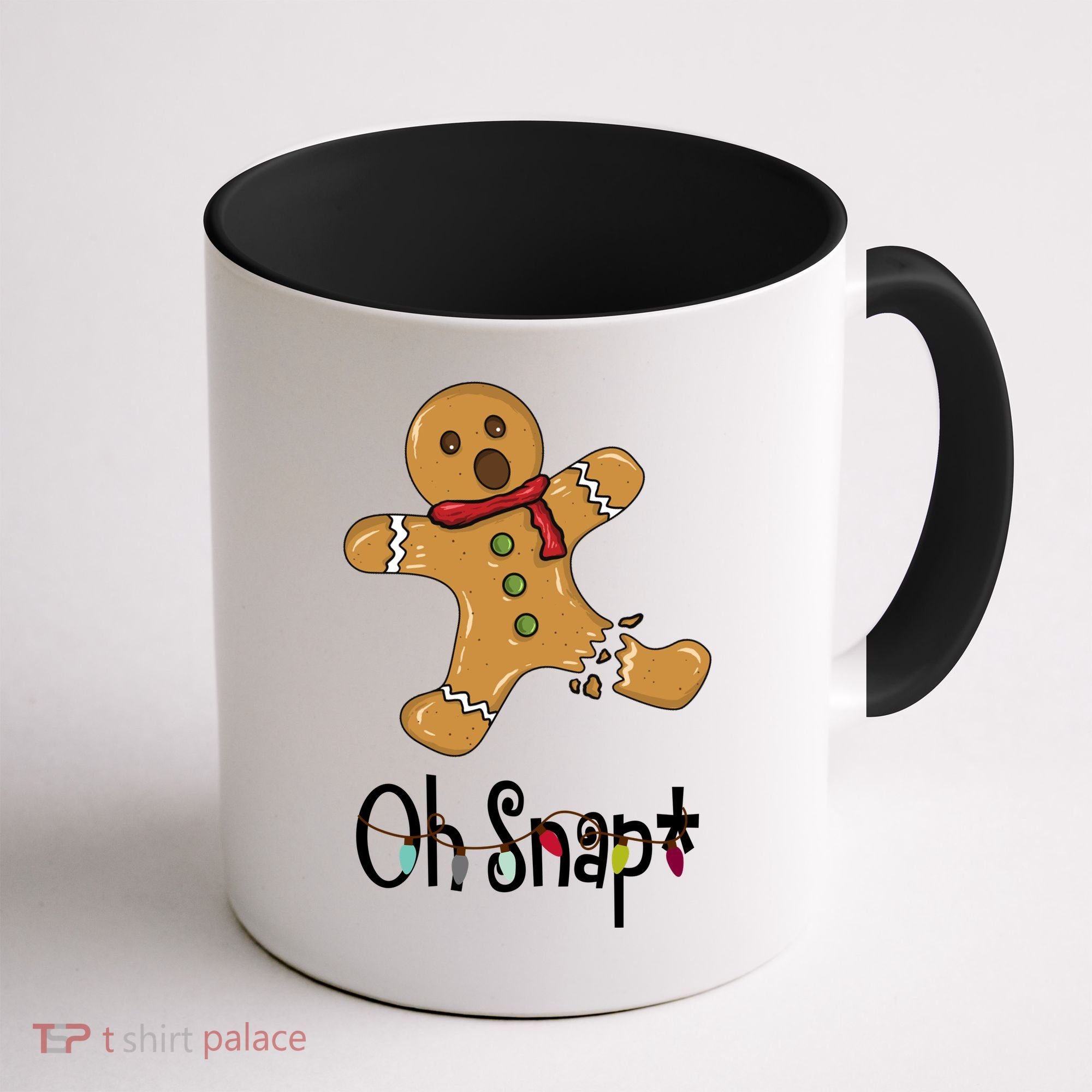 Oh Snap Funny Gingerbread Cookie Coffee Mug