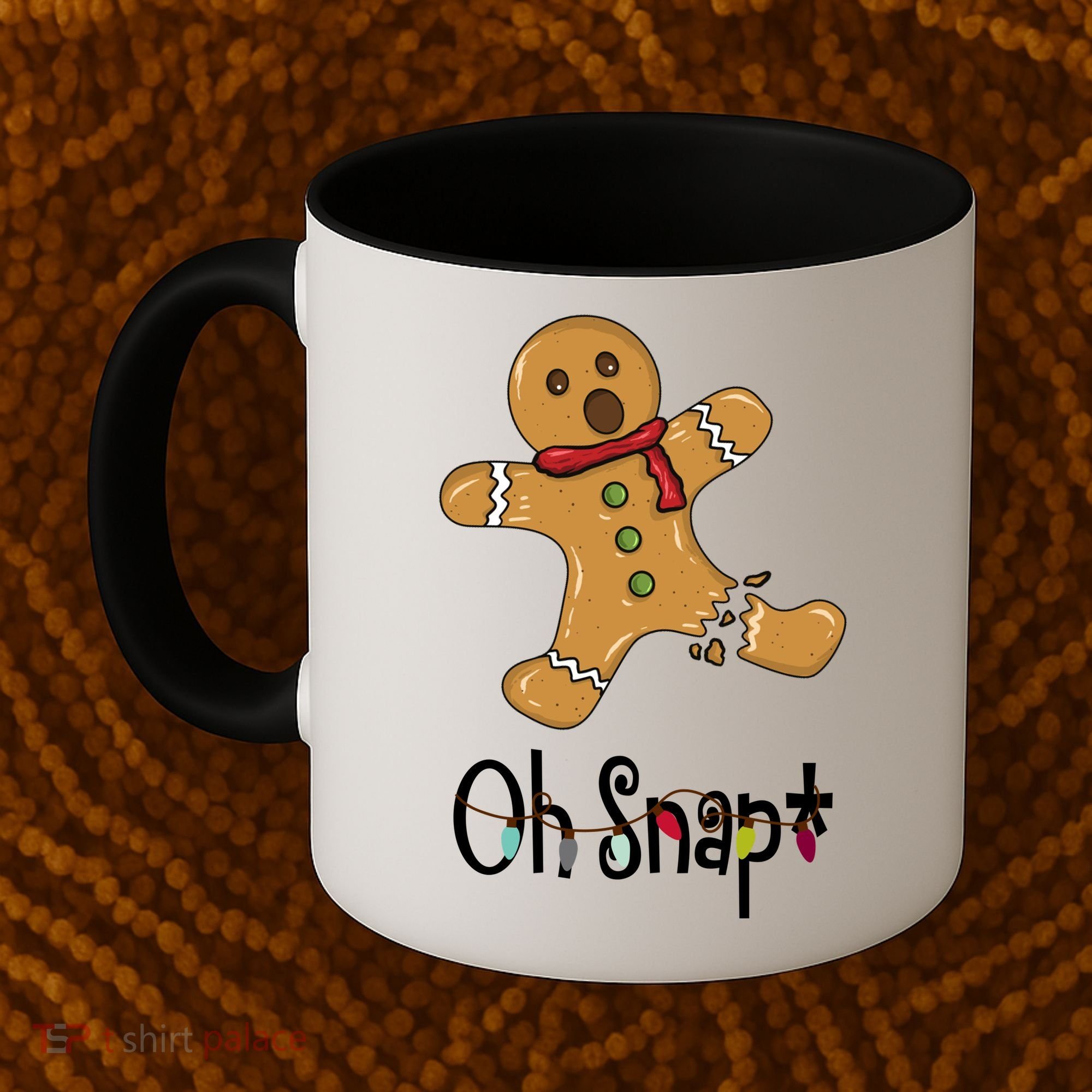 Oh Snap Funny Gingerbread Cookie Coffee Mug