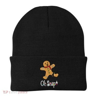 Oh Snap Funny Gingerbread Cookie Beanie