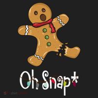 Oh Snap Funny Gingerbread Cookie Golf Towel thumb 3