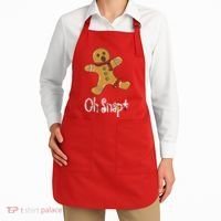Oh Snap Funny Gingerbread Cookie Apron thumb 2