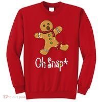 Oh Snap Funny Gingerbread Cookie Sweatshirt thumb 0