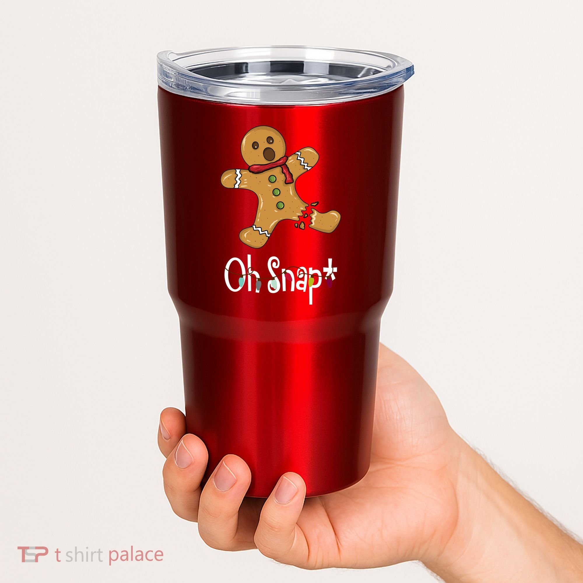 Oh Snap Funny Gingerbread Cookie Tumbler