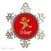 Oh Snap Funny Gingerbread Cookie Ornament thumb 0