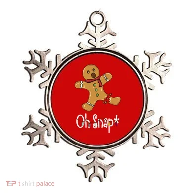 Oh Snap Funny Gingerbread Cookie Ornament