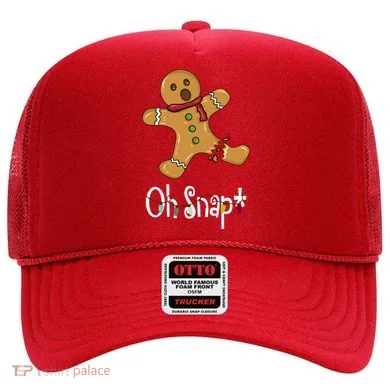 Oh Snap Funny Gingerbread Cookie Hat