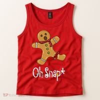 Oh Snap Funny Gingerbread Cookie Tank Top thumb 2