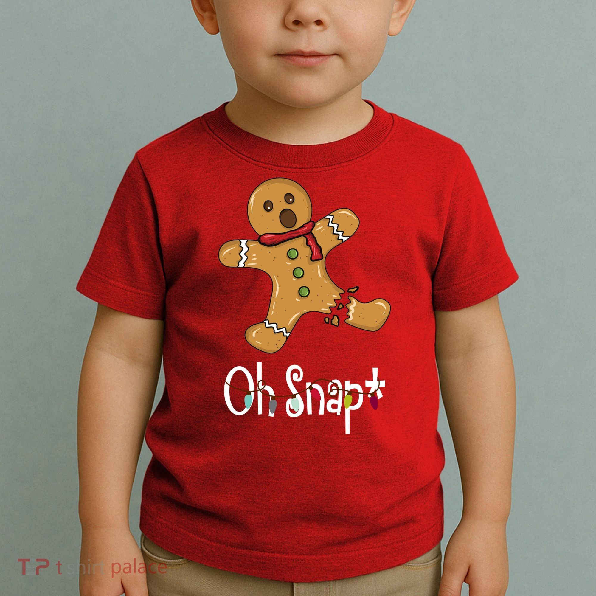 Oh Snap Funny Gingerbread Cookie Toddler T-Shirt
