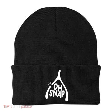 Oh Snap Funny Broken Bone Beanie