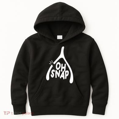 Oh Snap Funny Broken Bone Kids Hoodie