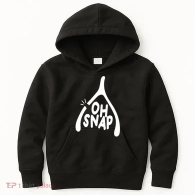 Oh Snap Funny Broken Bone Kids Hoodie