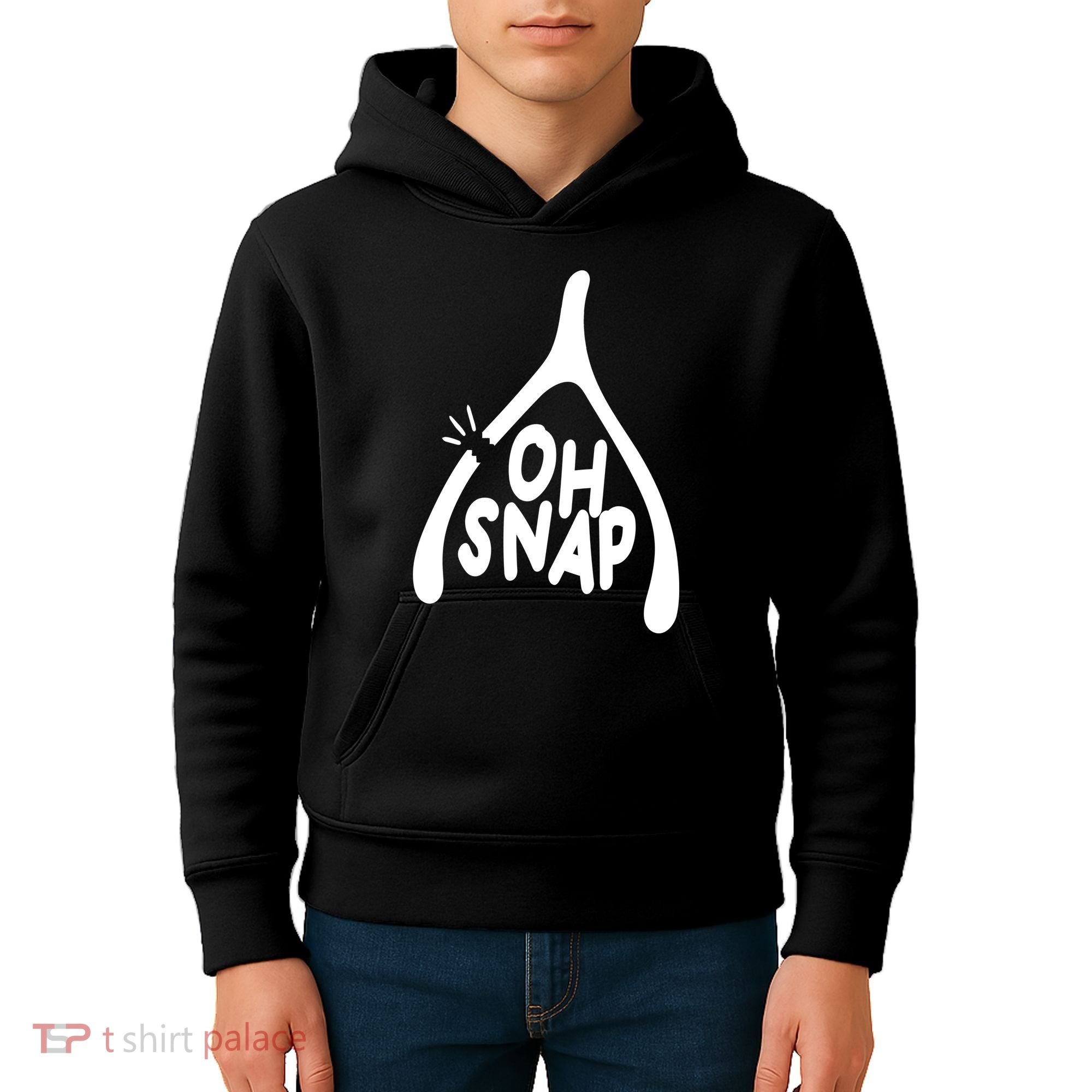 Oh Snap Funny Broken Bone Kids Hoodie