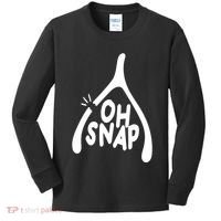 Oh Snap Funny Broken Bone Kids Long Sleeve Shirt thumb 0