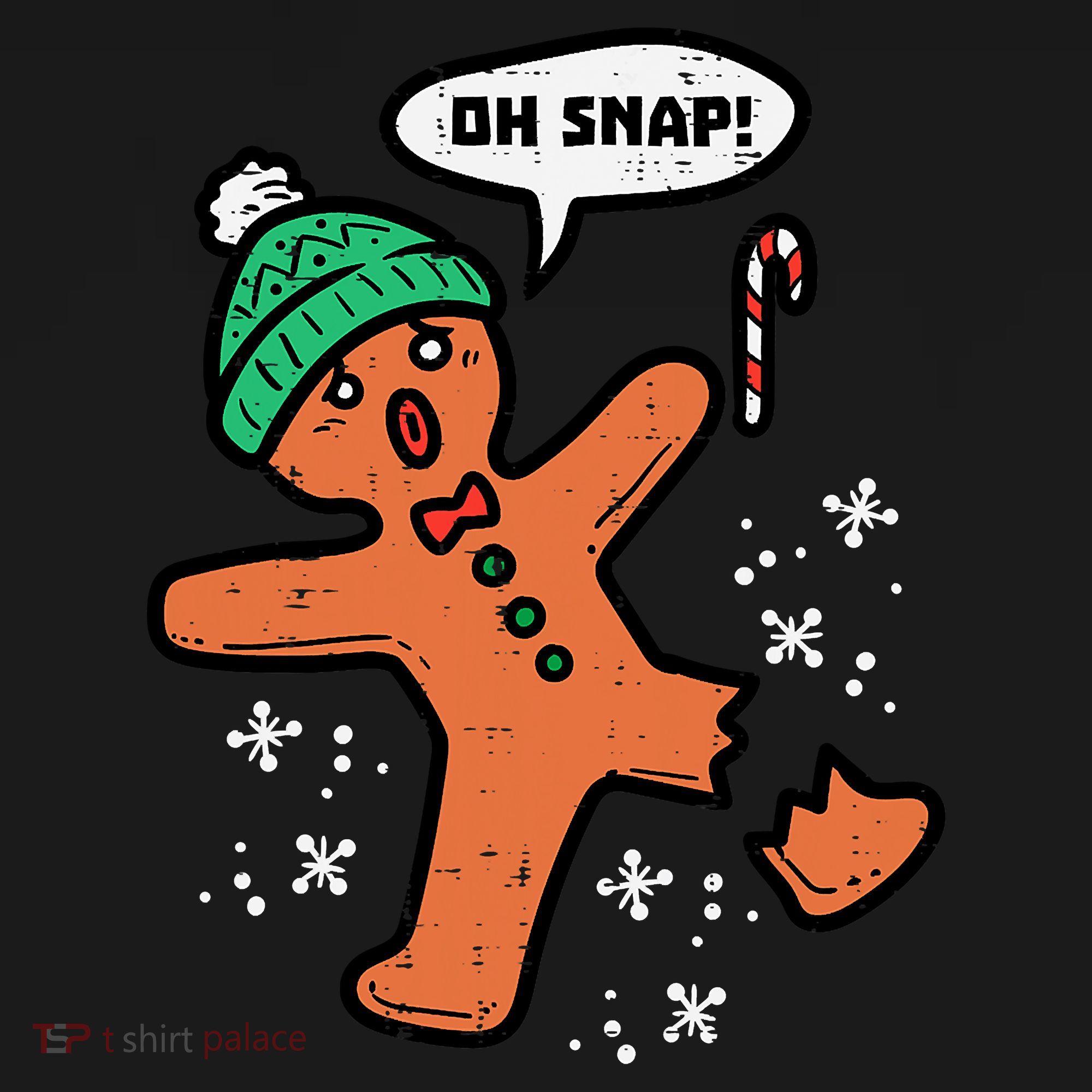 Oh Snap Funny Gingerbread Christmas Xmas Holiday Gift Idea Trending Bucket Hat