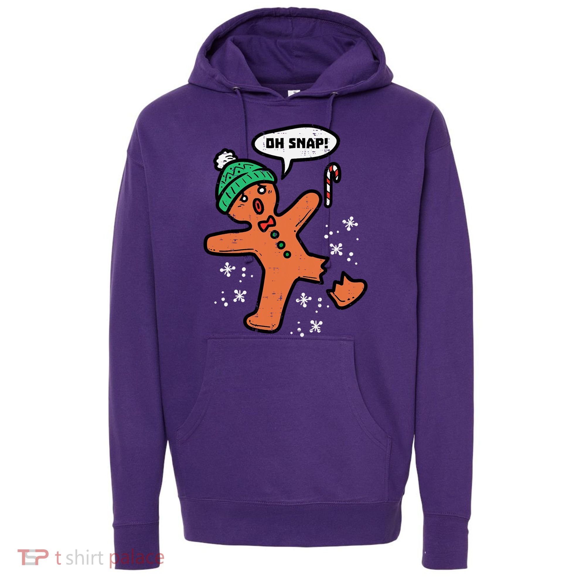 Oh Snap Funny Gingerbread Christmas Xmas Holiday Gift Idea Trending Hoodie