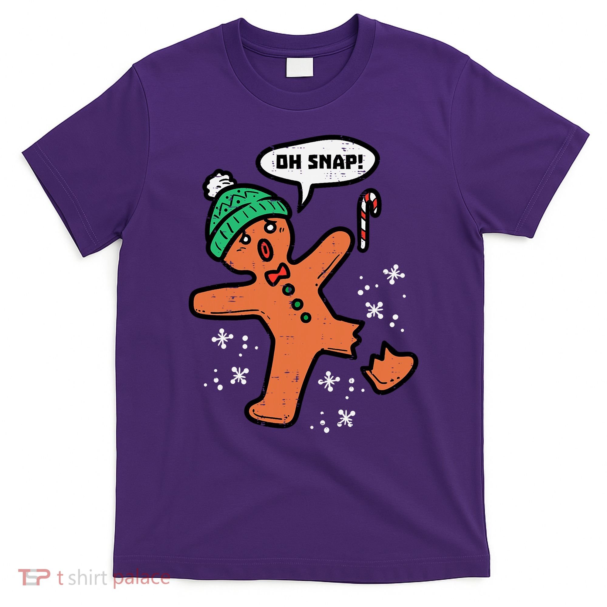 Oh Snap Funny Gingerbread Christmas Xmas Holiday Gift Idea Trending T-Shirt