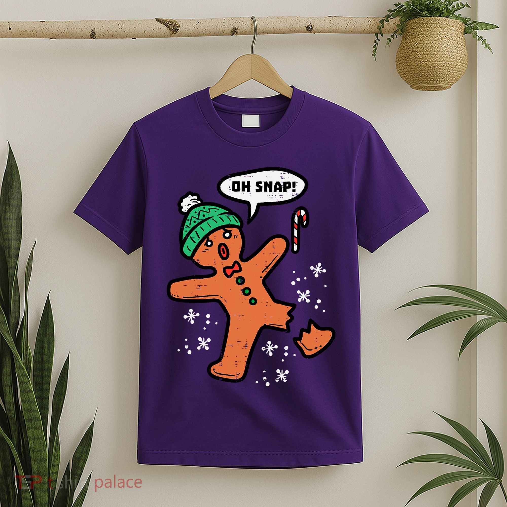 Oh Snap Funny Gingerbread Christmas Xmas Holiday Gift Idea Trending T-Shirt