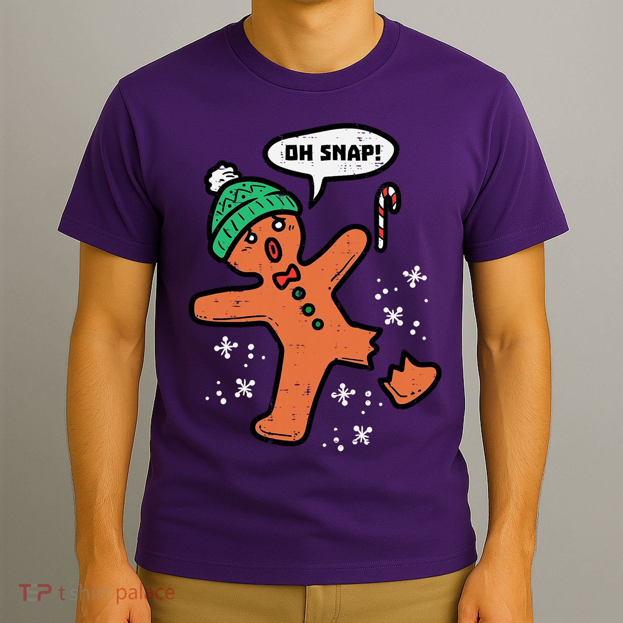 Oh Snap Funny Gingerbread Christmas Xmas Holiday Gift Idea Trending T-Shirt