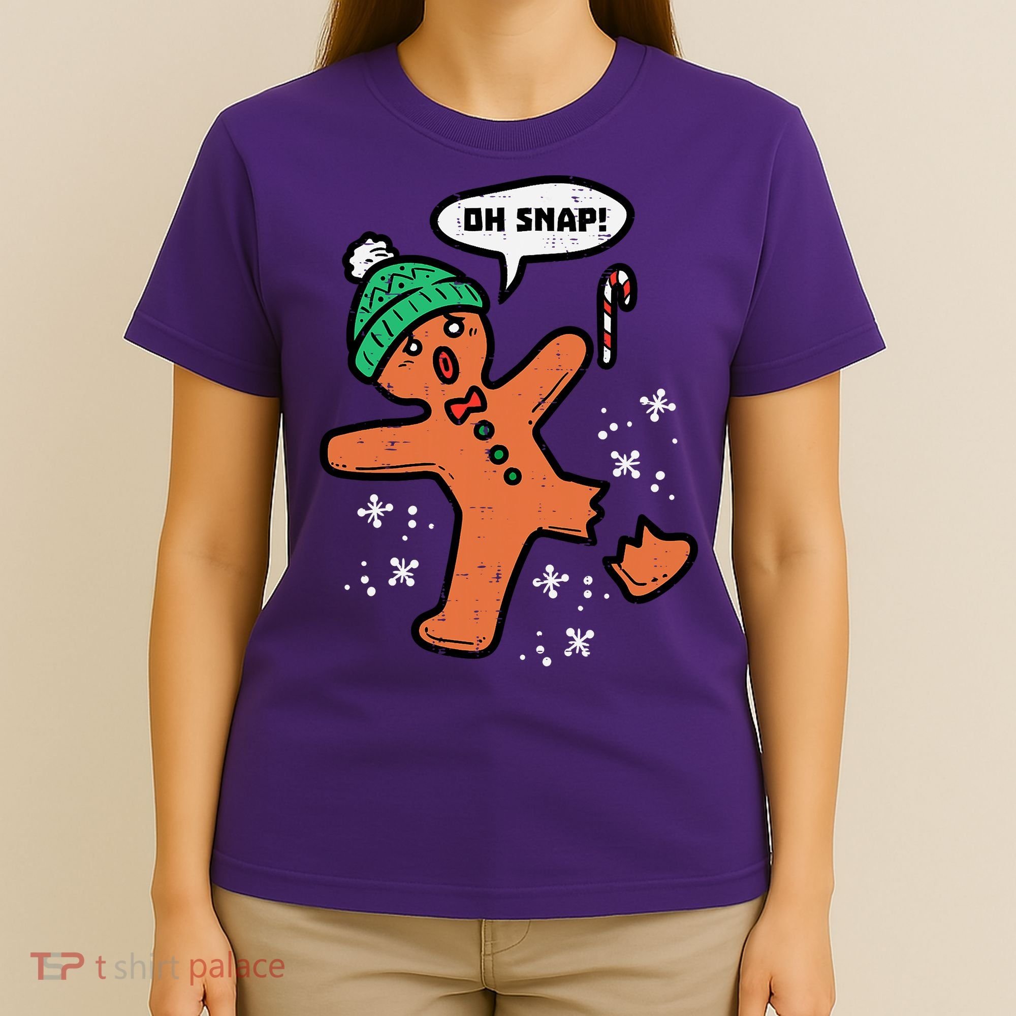 Oh Snap Funny Gingerbread Christmas Xmas Holiday Gift Idea Trending T-Shirt