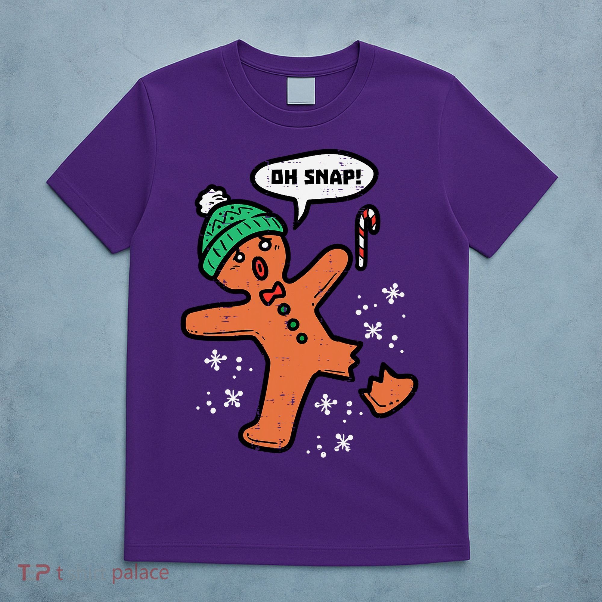 Oh Snap Funny Gingerbread Christmas Xmas Holiday Gift Idea Trending T-Shirt