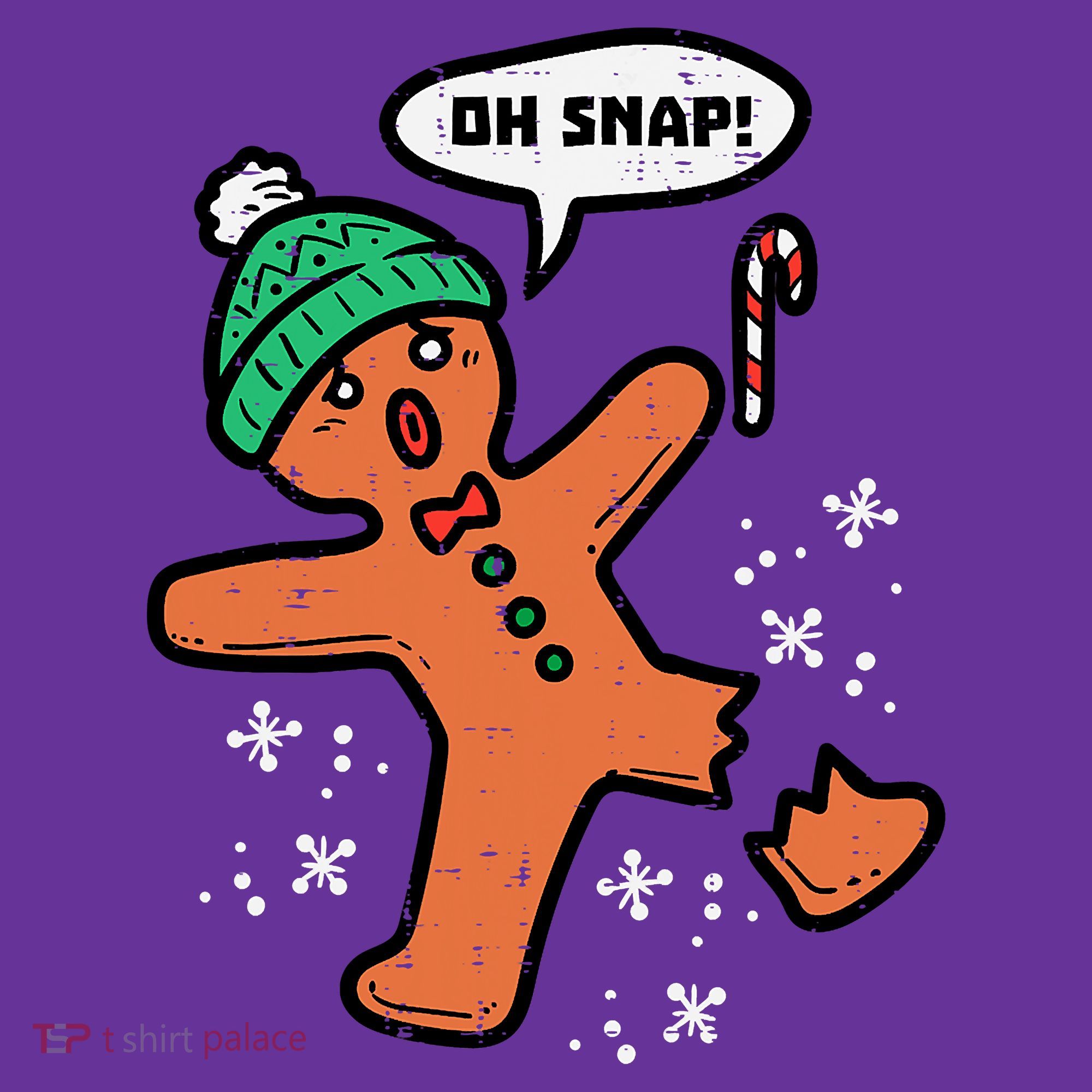 Oh Snap Funny Gingerbread Christmas Xmas Holiday Gift Idea Trending Visor