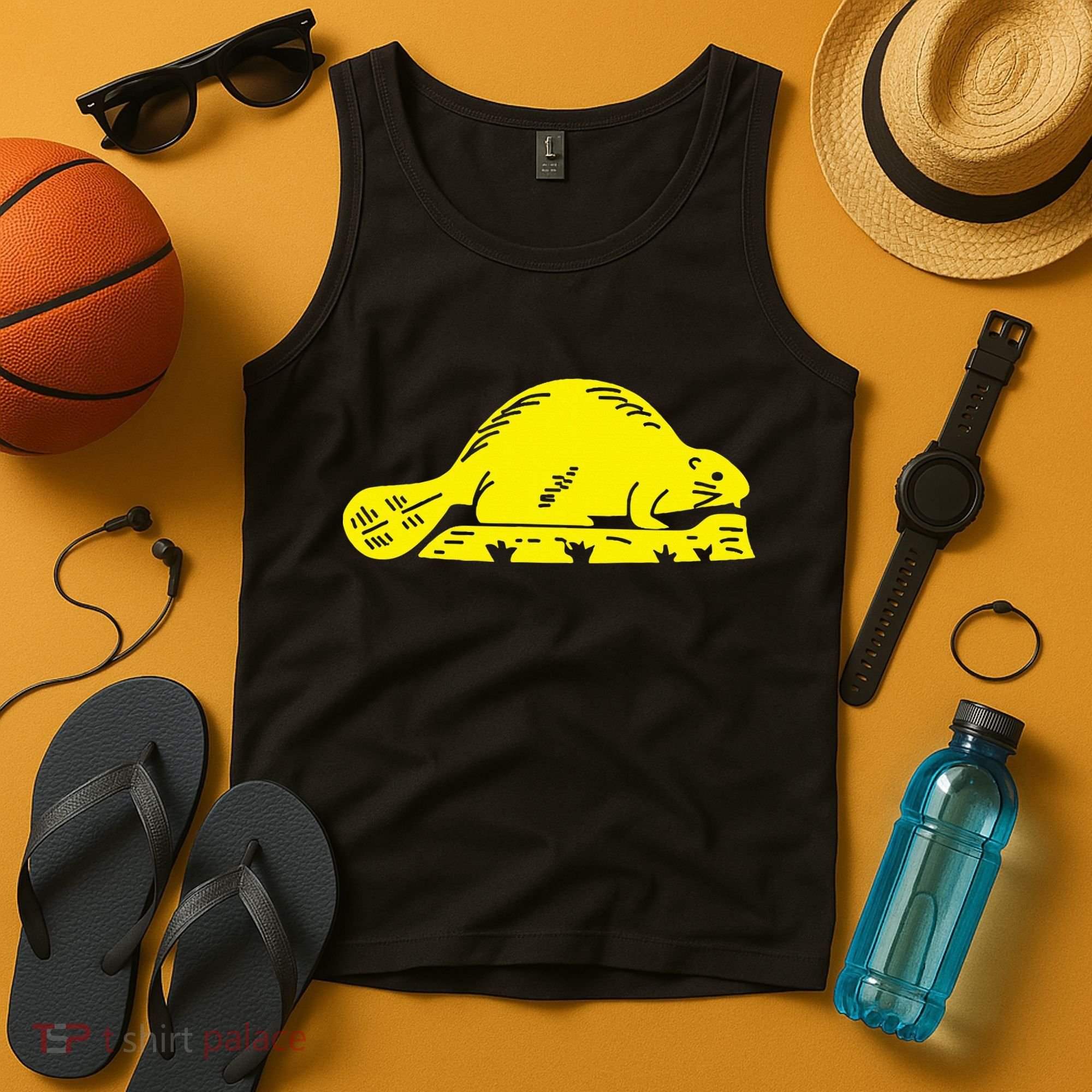 Oregon State Flag Beaver Tank Top