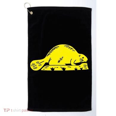 Oregon State Flag Beaver Golf Towel