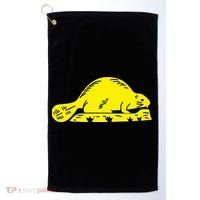 Oregon State Flag Beaver Golf Towel thumb 0
