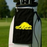 Oregon State Flag Beaver Golf Towel thumb 2