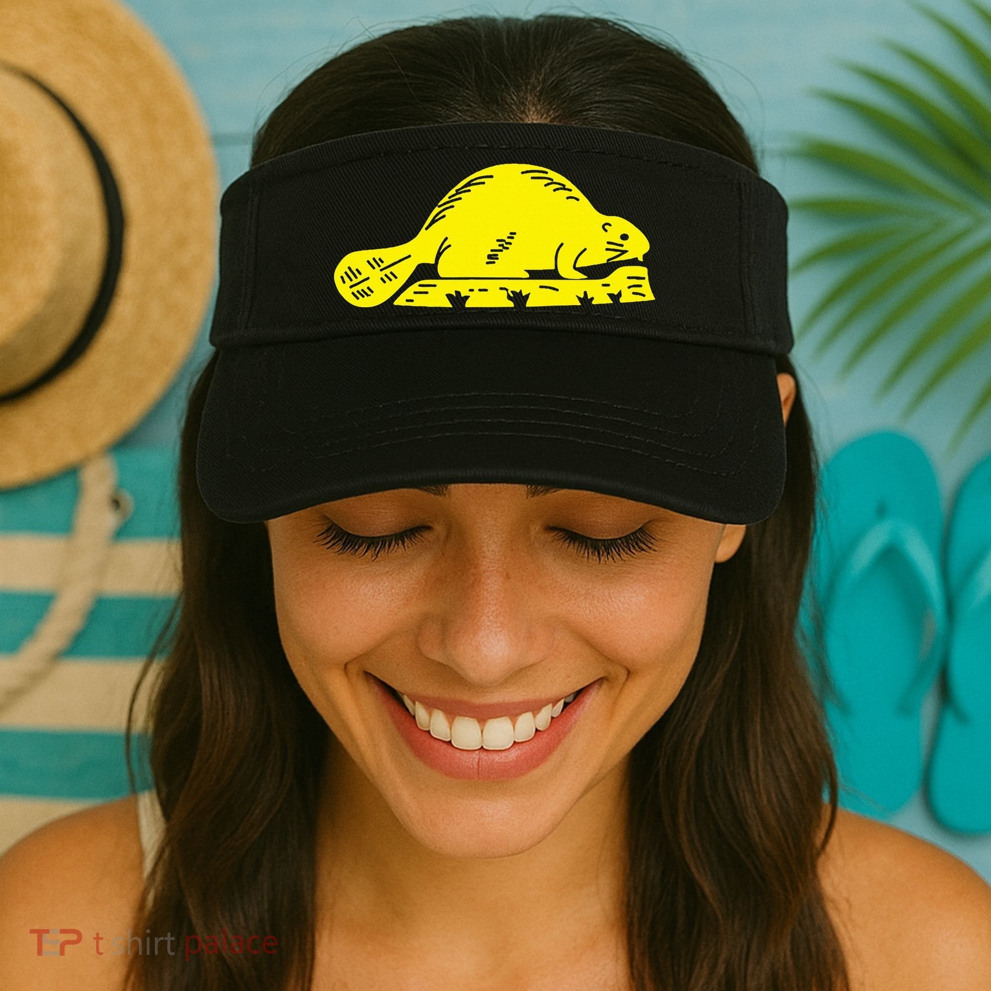 Oregon State Flag Beaver Visor