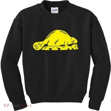 Oregon State Flag Beaver Kids Sweatshirt
