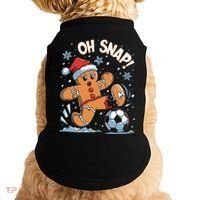 Oh Snap Gingerbreadman Christmas Soccer Doggie Tank thumb 0