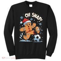 Oh Snap Gingerbreadman Christmas Soccer Sweatshirt thumb 0